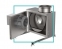 Вентилятор канальний Радіальний для кухонь KP-FDR-4-2-380